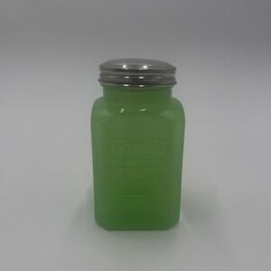 Vintage Pepco Green Glass Pepper Shaker Kitchen Decor‎ China Marked